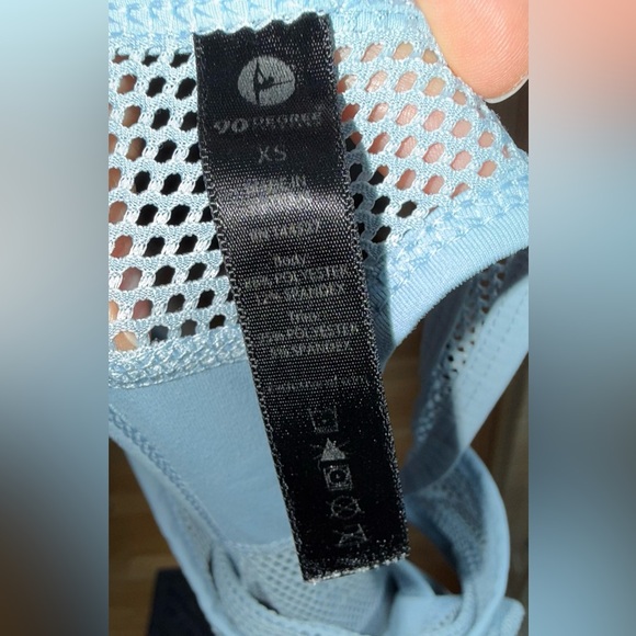 90 Degrees Blue T Back Tank SZ XS - Picture 3 of 6